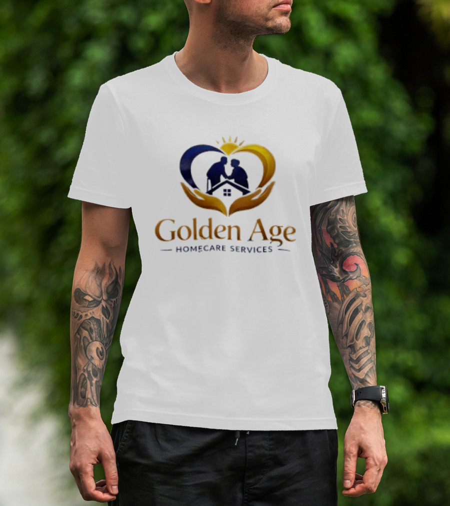 Golden Age Homecare Services Elderly Care Compassion And Support T-Shirt
