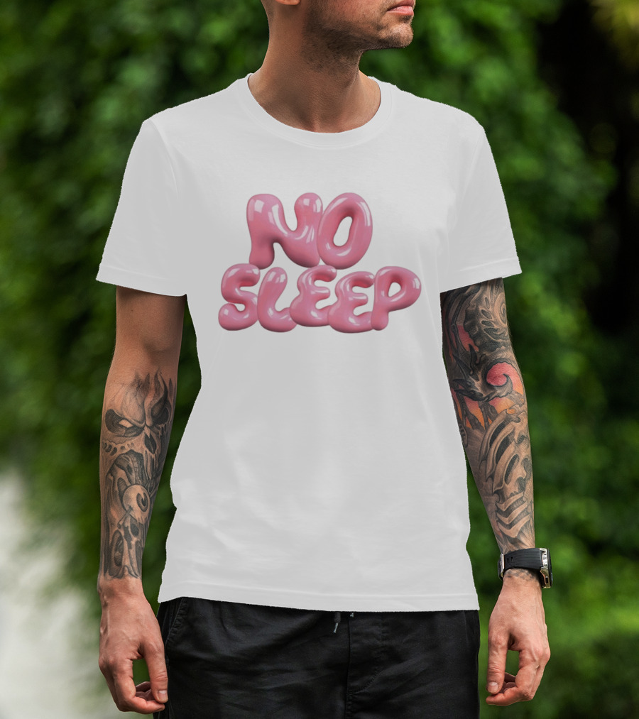 No Sleep Insomnia Exhausted Night Owl Aesthetic Drift Off Tired Mood T-Shirt