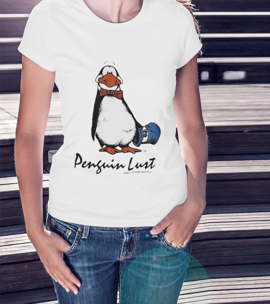 Opus The Penguin Lust 1983 Washington Post T-Shirt