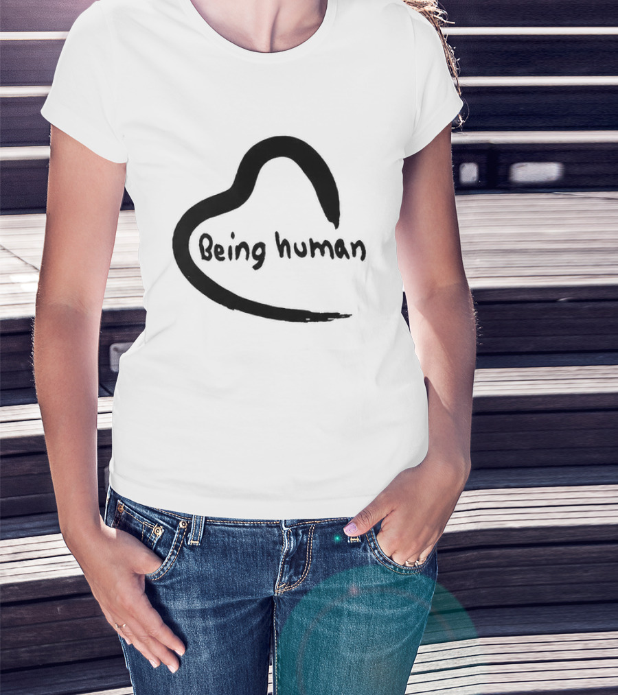Salman Khan Being Human Heart Logo Coffee T-Shirt