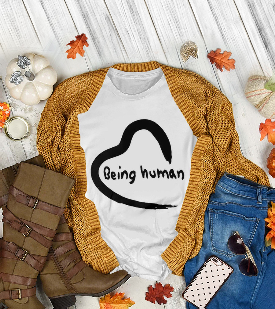 Salman Khan Being Human Heart Logo Coffee T-Shirt