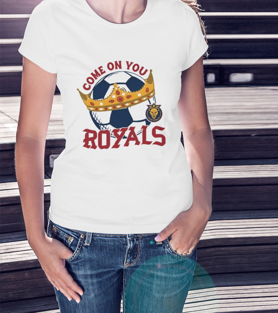 Come On You Royals Soccer Crown Lion T-Shirt