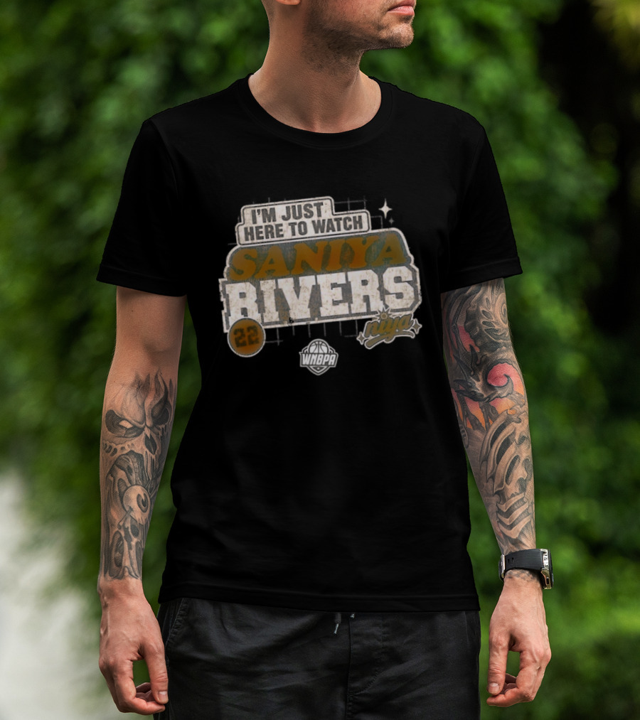 Saniya Rivers 22 Connecticut Sun WNBA Basketball Fans T-Shirt