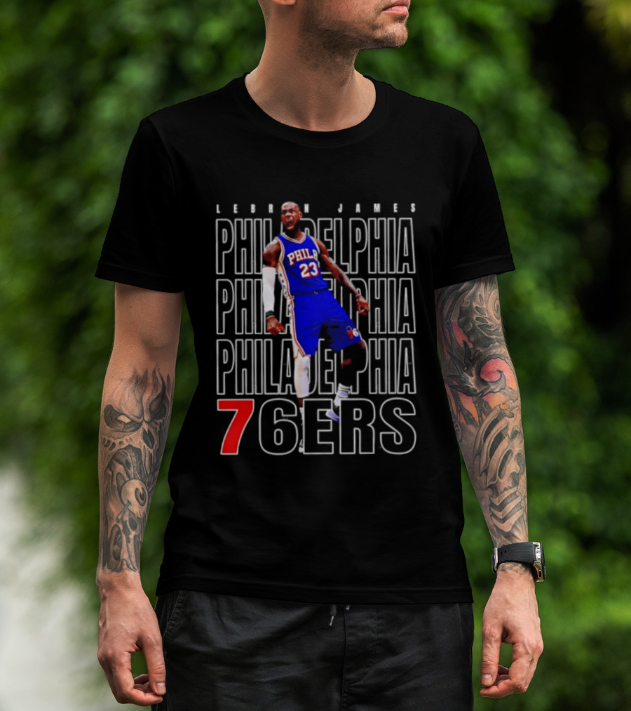 LeBron James Philadelphia 76ers Basketball 2026 T-Shirt