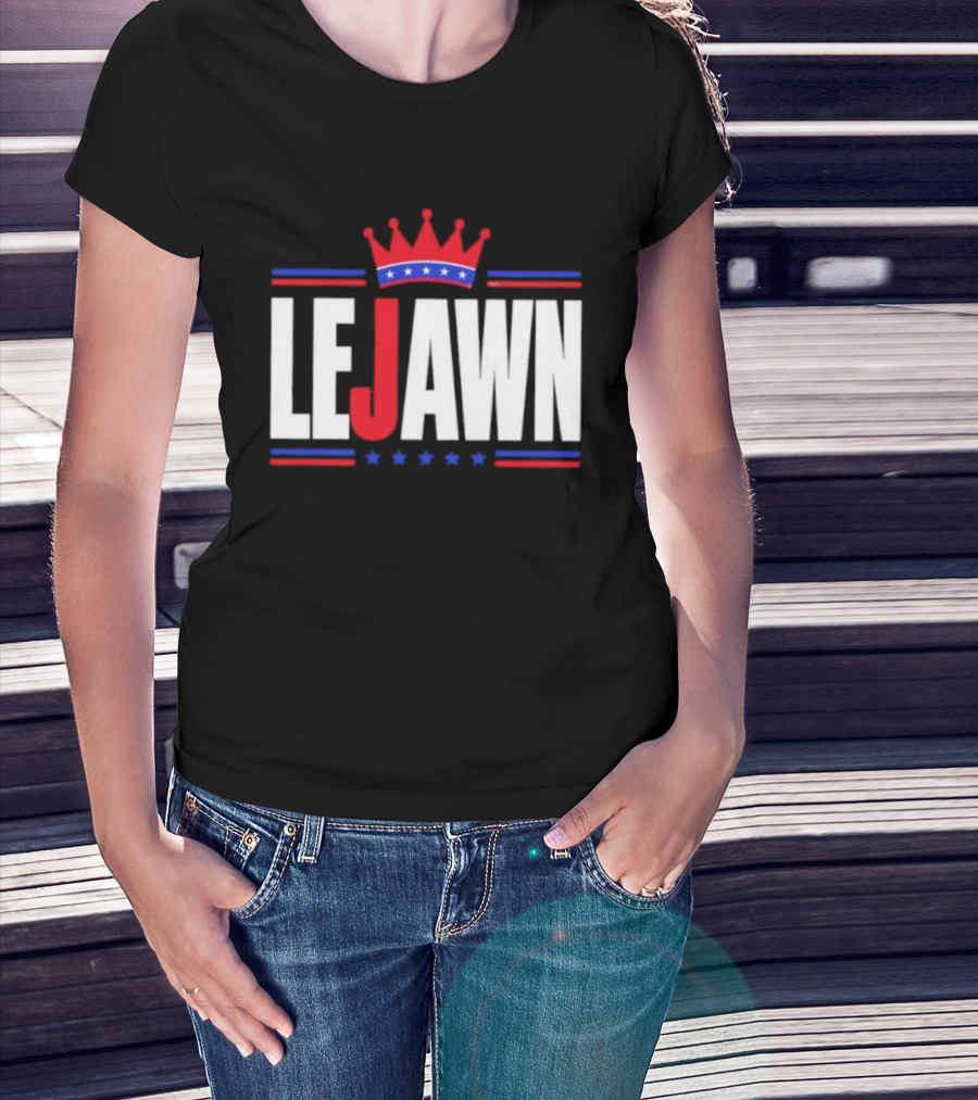 LeJawn King Crown LeBron James Philadelphia 76ers NBA 2026 T-Shirt