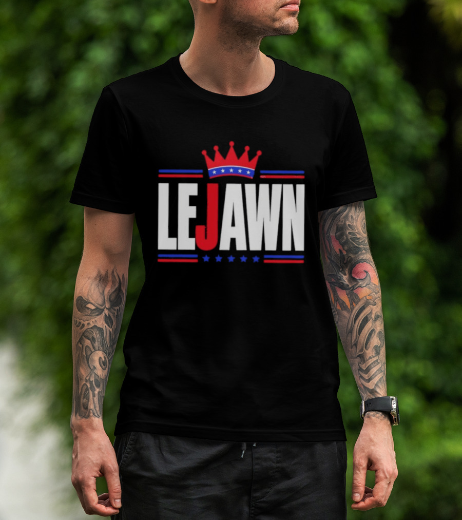 LeJawn King Crown LeBron James Philadelphia 76ers NBA 2026 T-Shirt