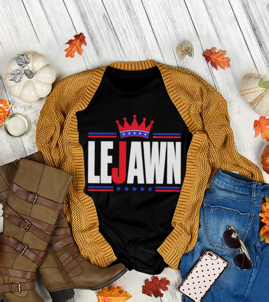 LeJawn King Crown LeBron James Philadelphia 76ers NBA 2026 T-Shirt