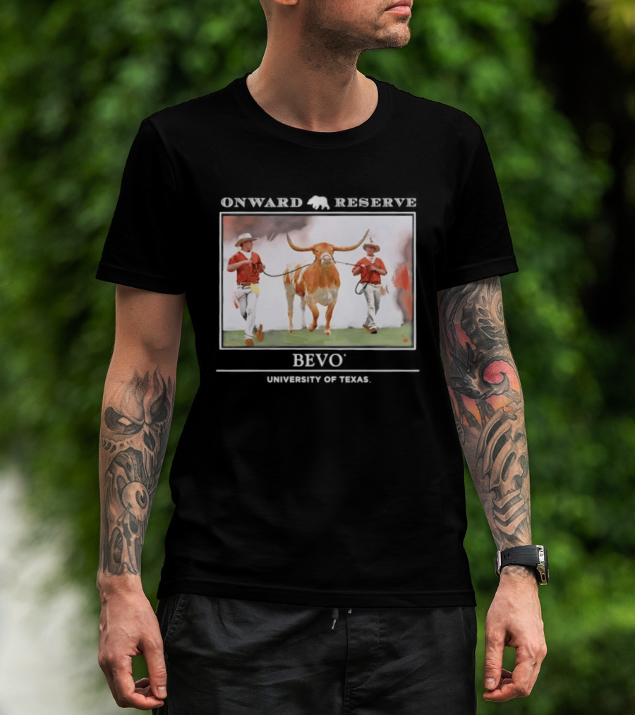 Onward Reserve Bevo University Of Texas Longhorns Football Celebration T-Shirt