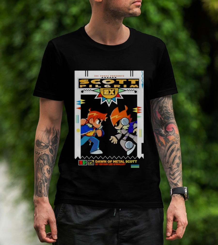 Scott Pilgrim Oni Press Bryan Lee O'Malley Damns Of Nega Scott T-Shirt