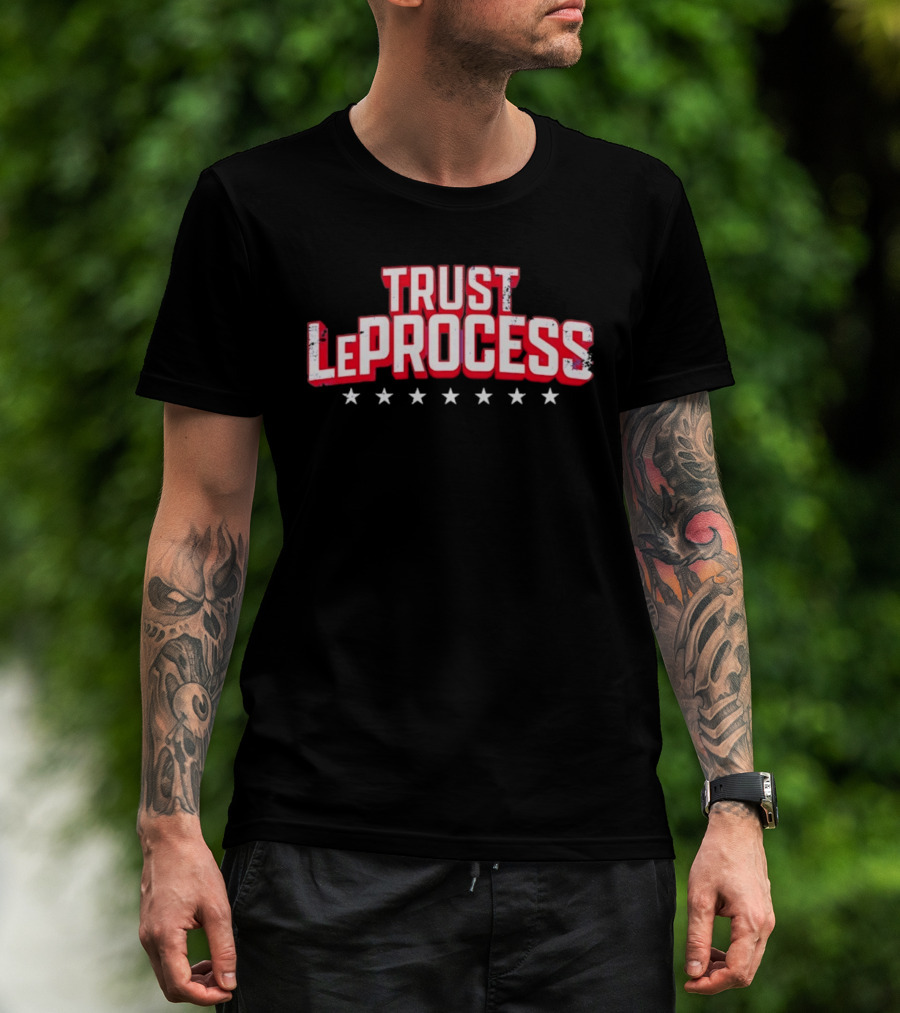 Trust LeProcess Basketball Phrase With Stars T-Shirt