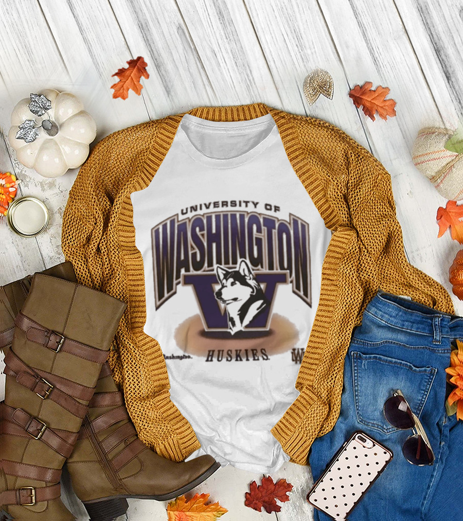 University Of Washington Huskies Sandstone Team Flex Foundation T-Shirt