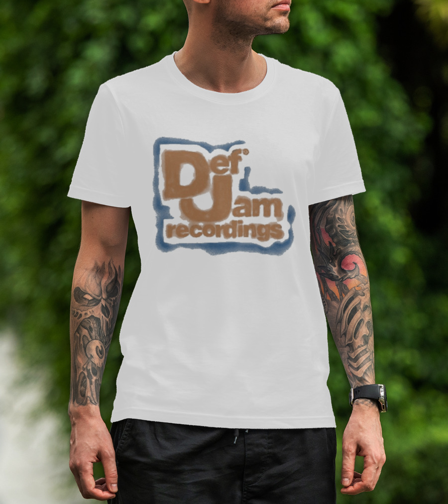 Def Jam Recordings Home Team Classic Music Branding T-Shirt