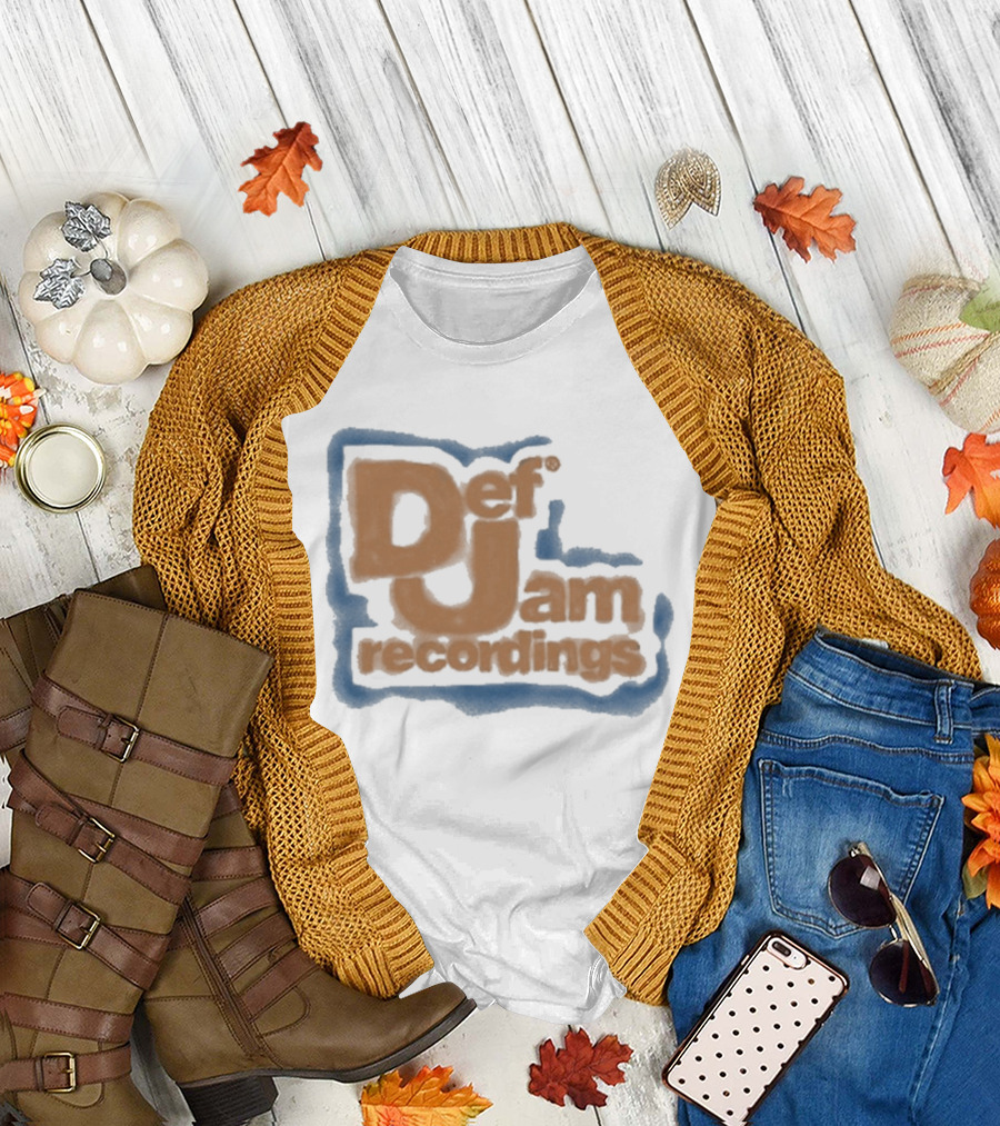 Def Jam Recordings Home Team Classic Music Branding T-Shirt