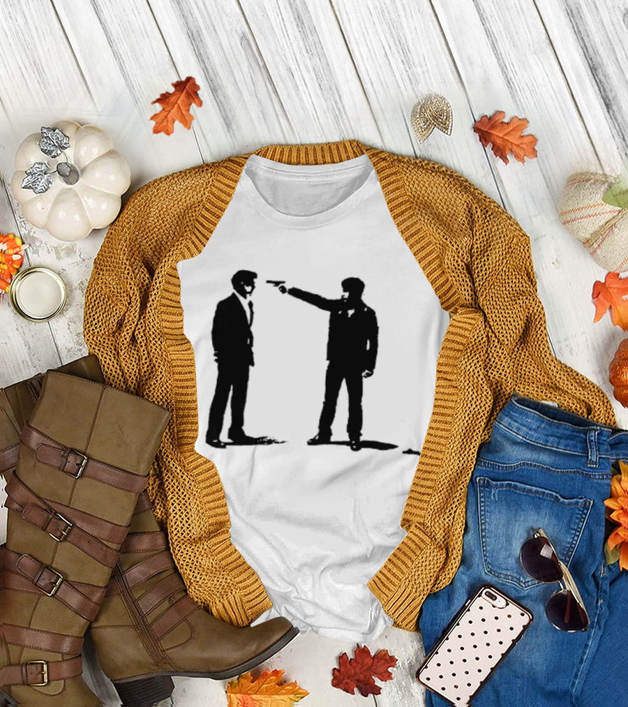 Infernal Affairs Hong Kong Crime Drama Iconic Confrontation Scene T-Shirt