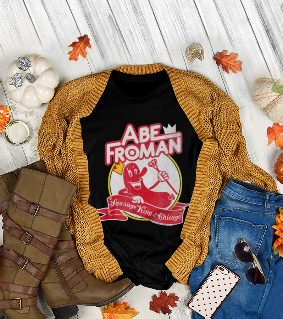 Abe Froman Sausage King Of Chicago Diamond Cane And Crown T-Shirt