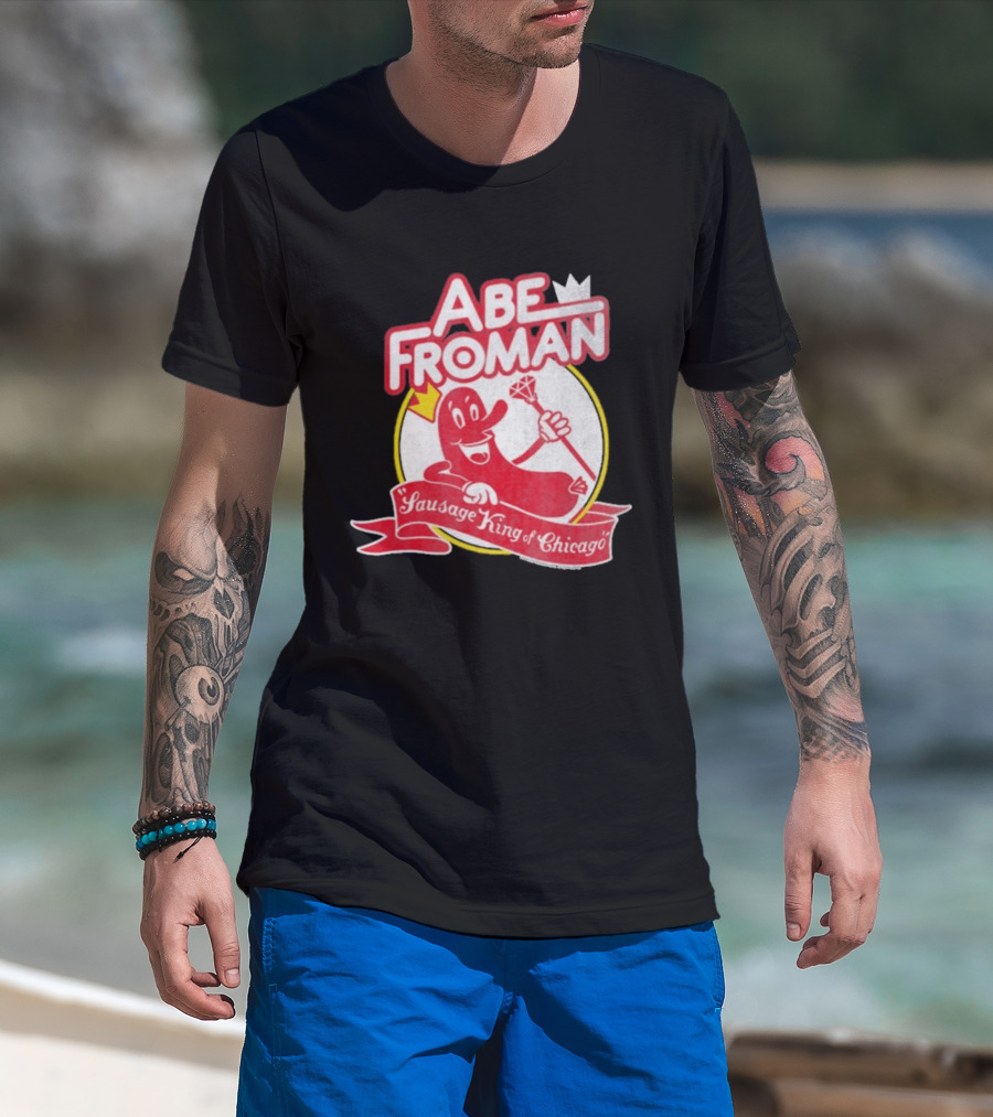 Abe Froman Sausage King Of Chicago Diamond Cane And Crown T-Shirt