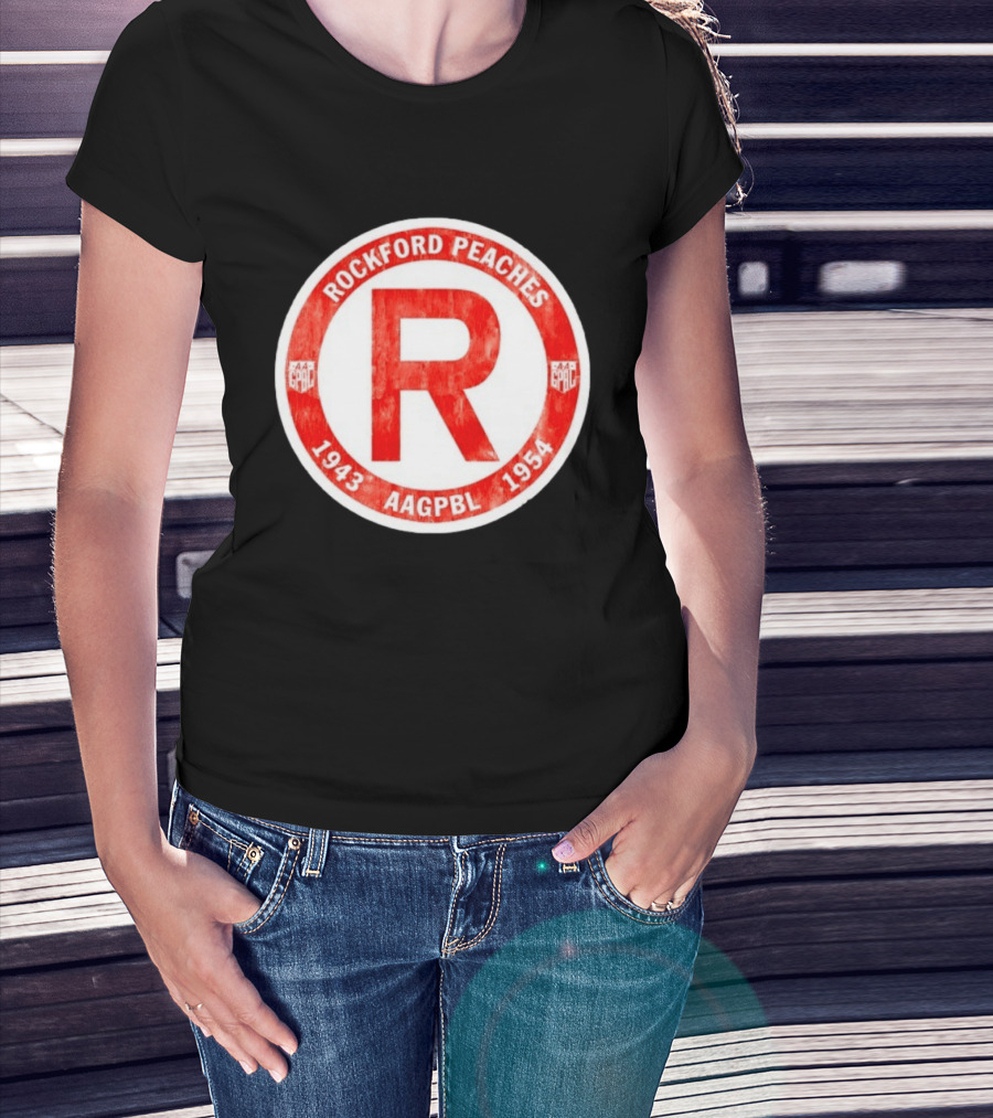 Rockford Peaches 1943 1954 AAGPBL T-Shirt