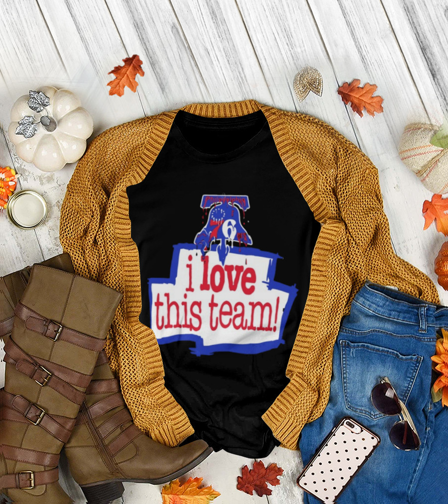 I Love This Team Philadelphia 76ers Basketball 23 LeBron James T-Shirt