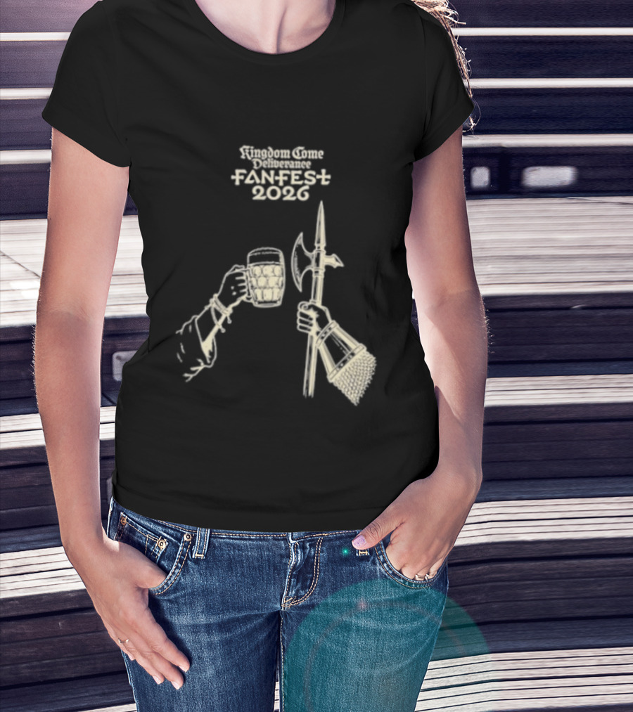 Kingdom Come Deliverance Fanfest 2026 RPG And Axe Celebration T-Shirt