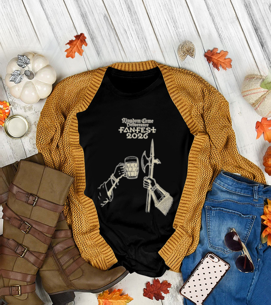 Kingdom Come Deliverance Fanfest 2026 RPG And Axe Celebration T-Shirt