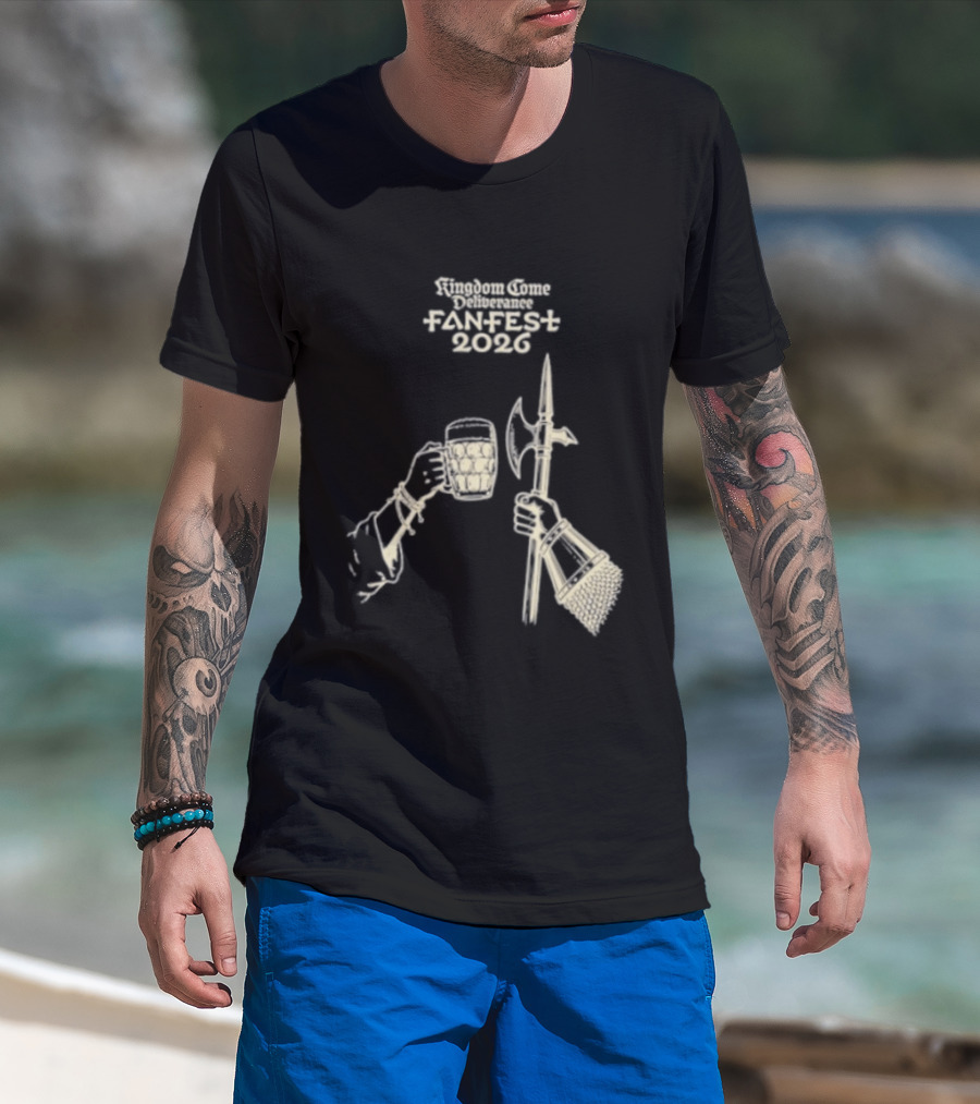 Kingdom Come Deliverance Fanfest 2026 RPG And Axe Celebration T-Shirt