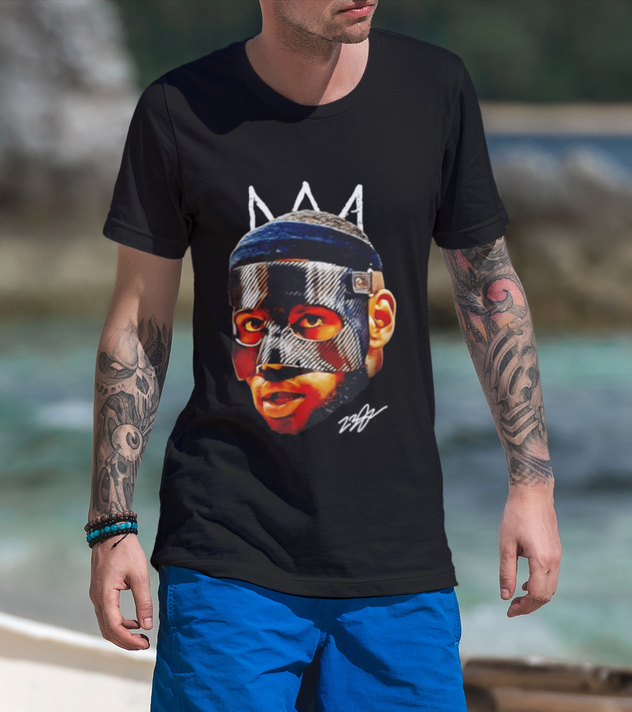 LeBron James Mask The GOAT Crown T-Shirt