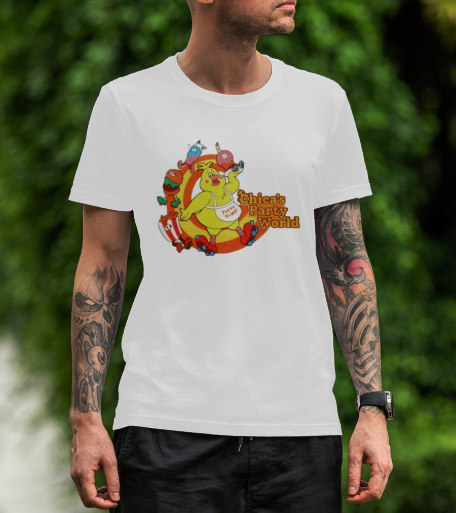 Chica's Party World Party Time Chica Five Nights At Freddy's T-Shirt