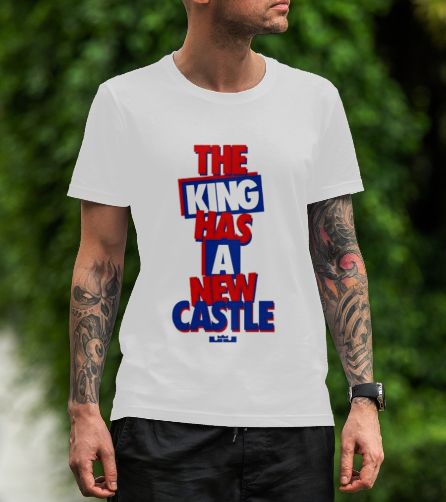 The King Has A New Castle LeBron James Philadelphia 76ers T-Shirt