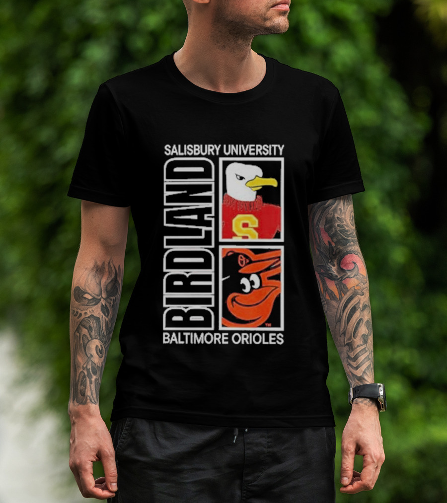 Salisbury University Birdland Night Baltimore Orioles 2026 T-Shirt