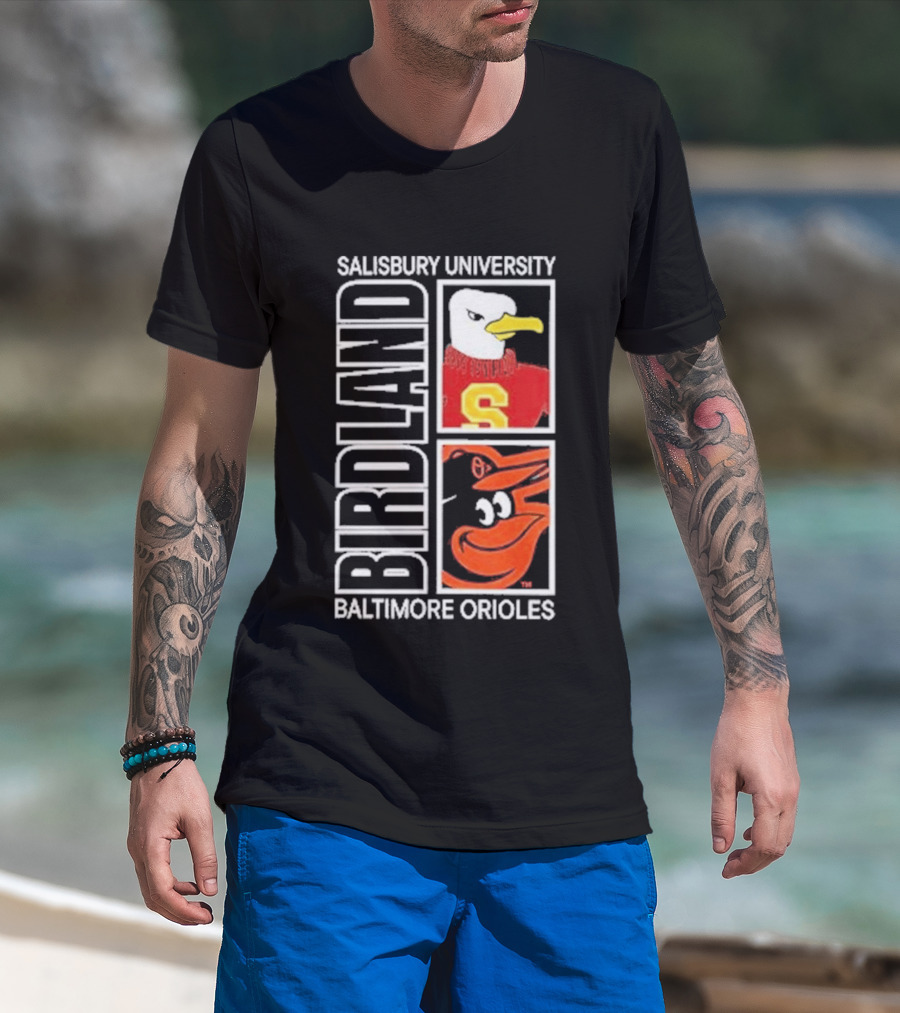 Salisbury University Birdland Night Baltimore Orioles 2026 T-Shirt