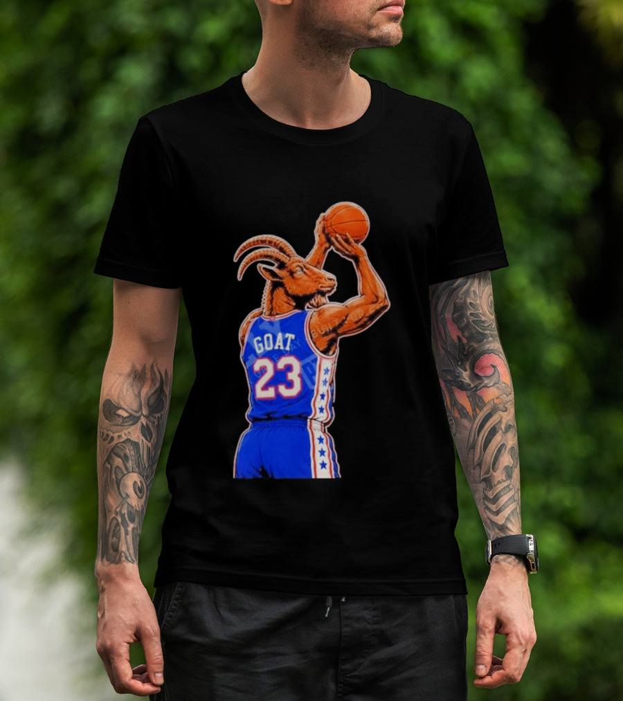 GOAT 23 Basketball Player Jersey Sports Inspired By Iconic NBA Stars T-Shirt