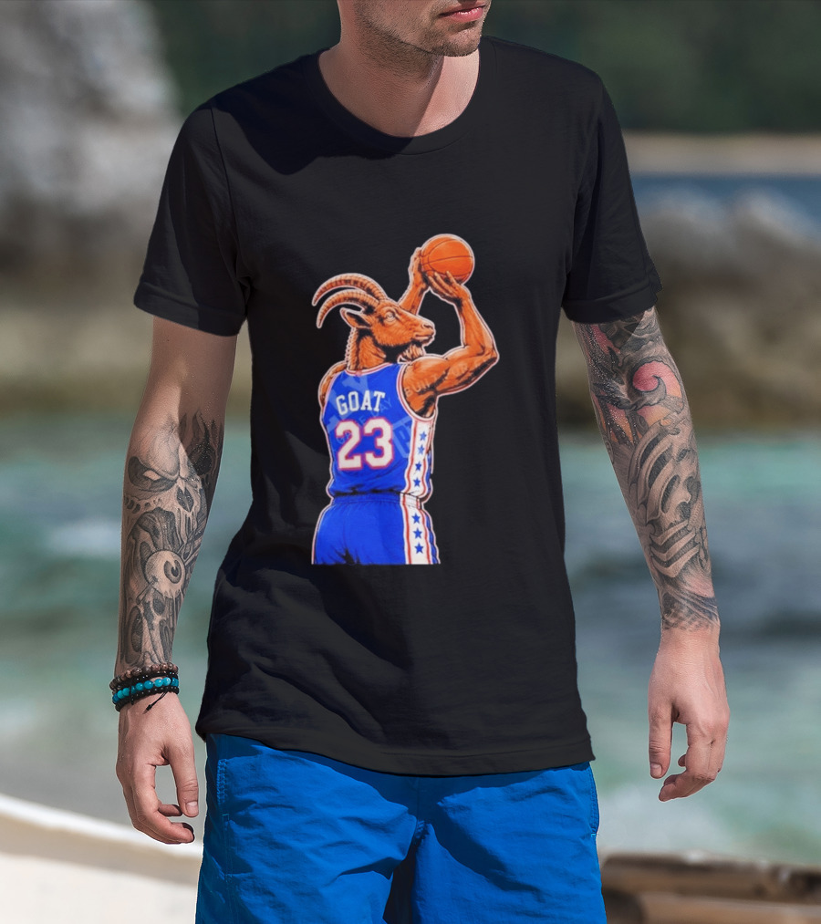 GOAT 23 Basketball Player Jersey Sports Inspired By Iconic NBA Stars T-Shirt