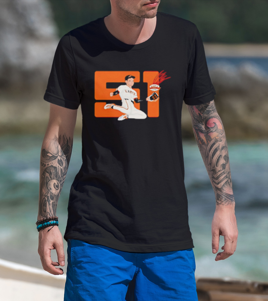 San Francisco Giants Jung Hoo Lee No 51 Baseball Player Comic T-Shirt