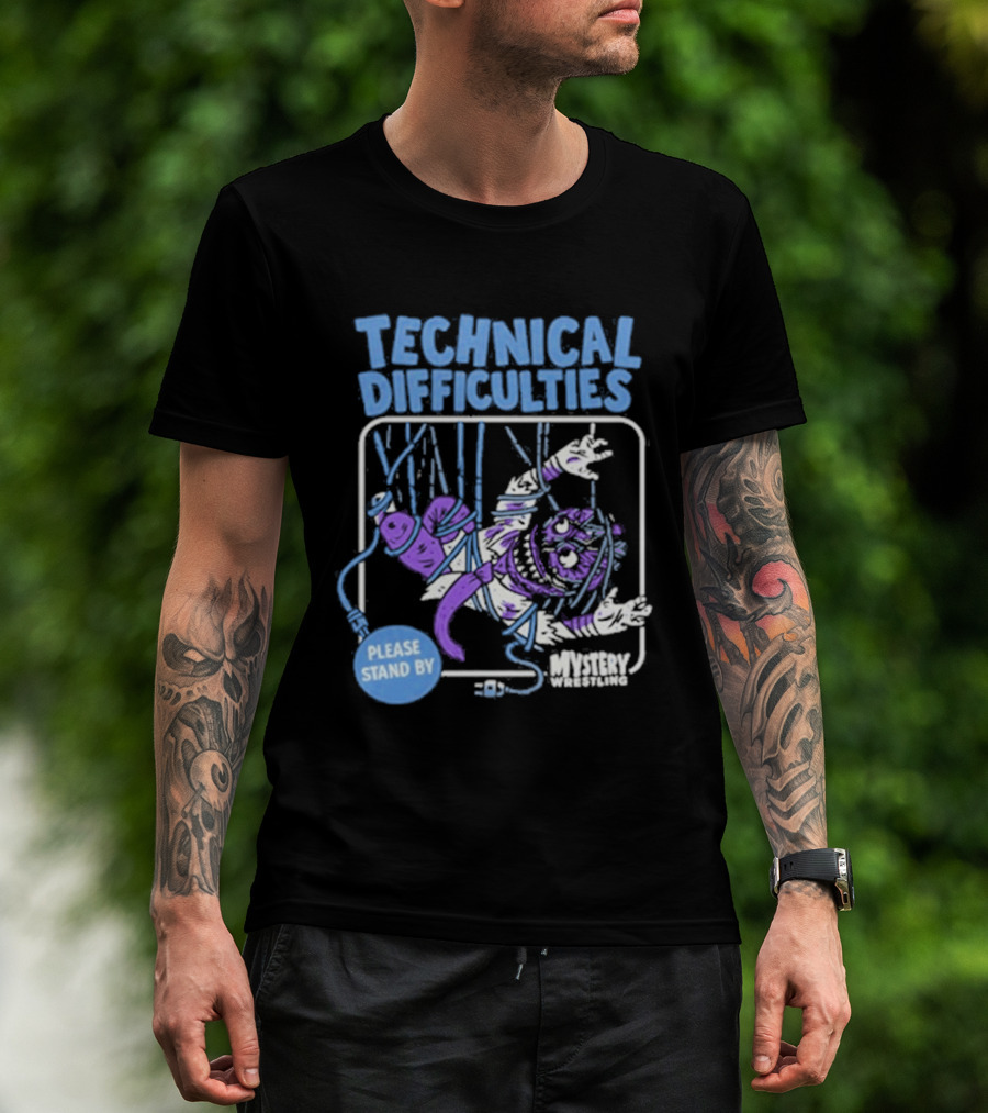 Technical Difficulties Please Stand By Monster Mashup T-Shirt
