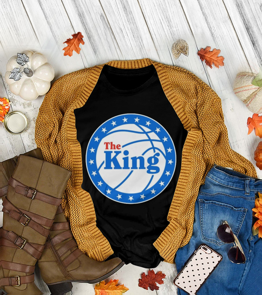 The King Philly Basketball Circle Stars T-Shirt