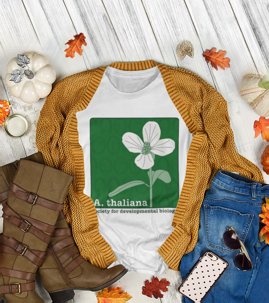 A Thaliana Society For Developmental Biology Flower T-Shirt