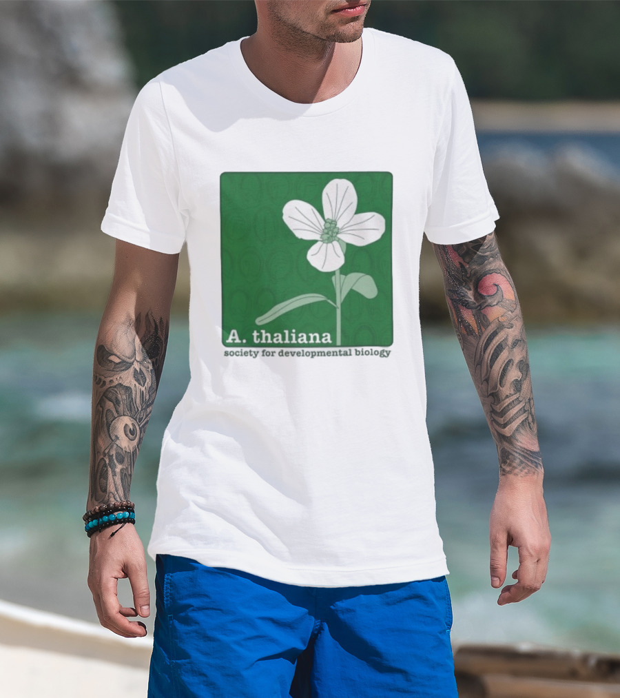 A Thaliana Society For Developmental Biology Flower T-Shirt