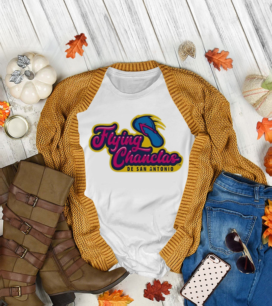 Flying Chanclas De San Antonio Baseball Team Fan T-Shirt