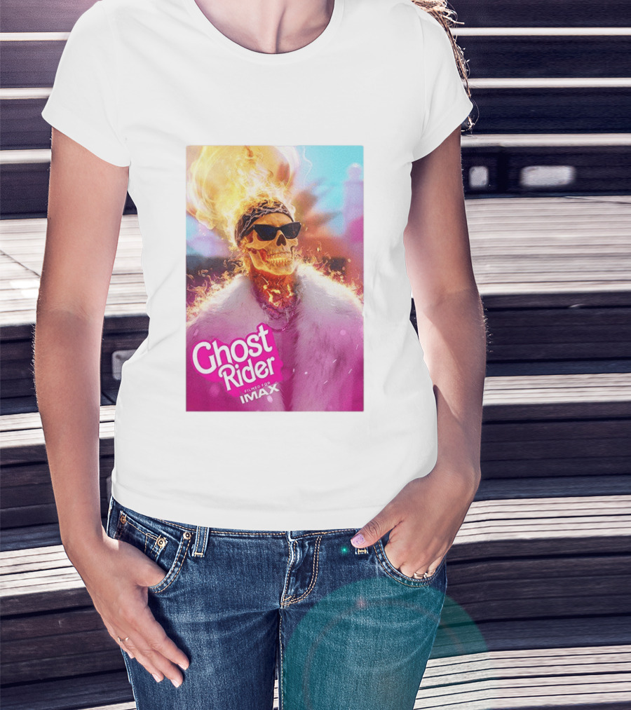 Ryan Gosling Barbie Ghost Rider Filmed For IMAX T-Shirt