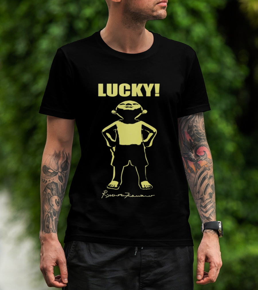 Lucky Jordan Peele Silhouette By Ronald Brantley T-Shirt
