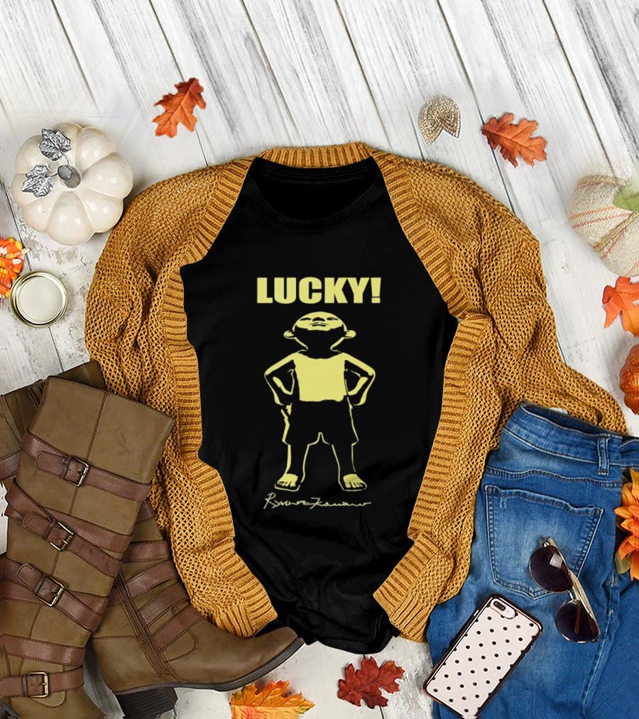 Lucky Jordan Peele Silhouette By Ronald Brantley T-Shirt
