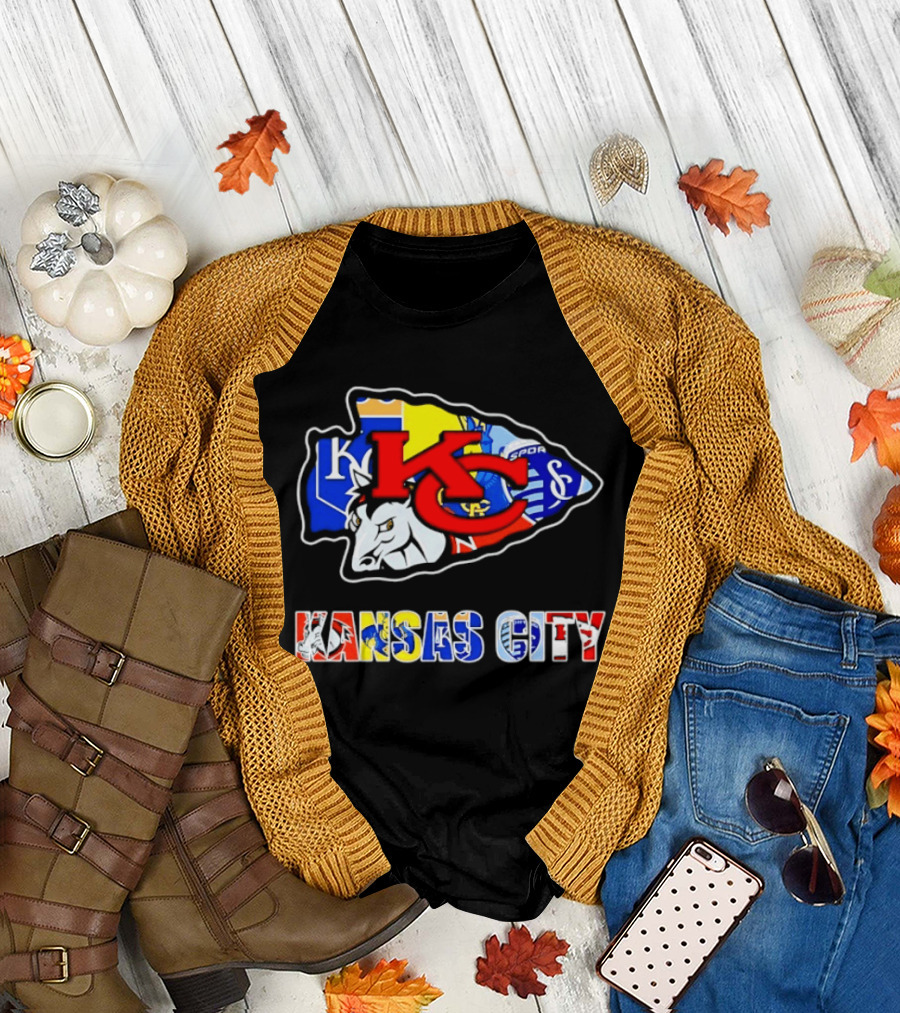 Kansas City KC Arrowhead Royals Chiefs Sporting Missouri T-Shirt