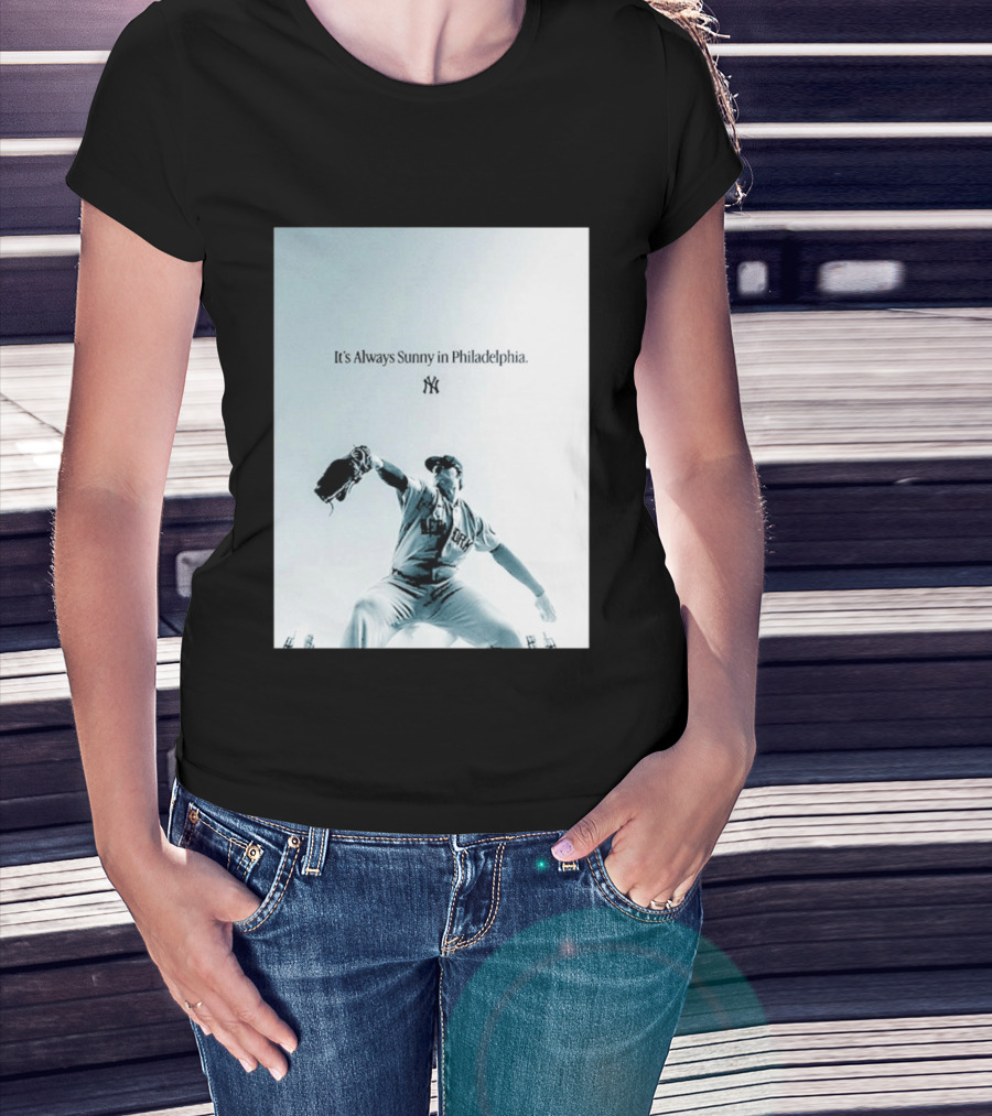 It's Always Sunny In Philadelphia New York Yankees Player Action T-Shirt