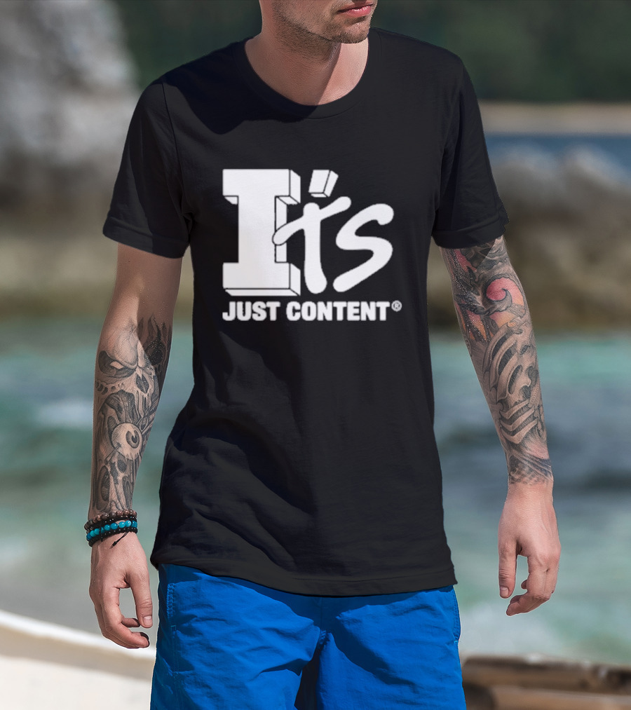 It's Just Content I Totaled Your Lambo T-Shirt