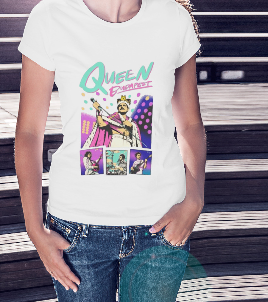 Queen Budapest Anniversary Vest 40th Pop Concert T-Shirt