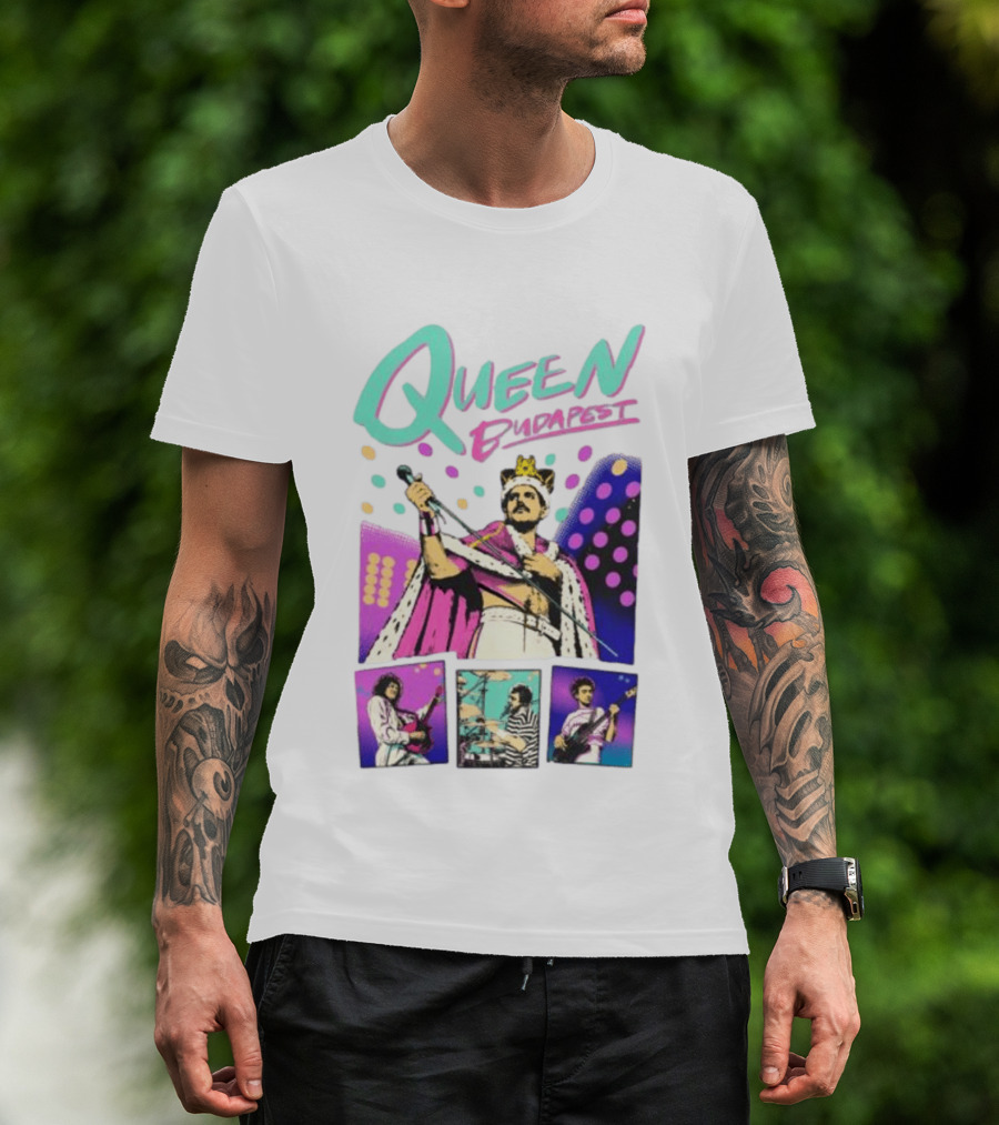 Queen Budapest Anniversary Vest 40th Pop Concert T-Shirt