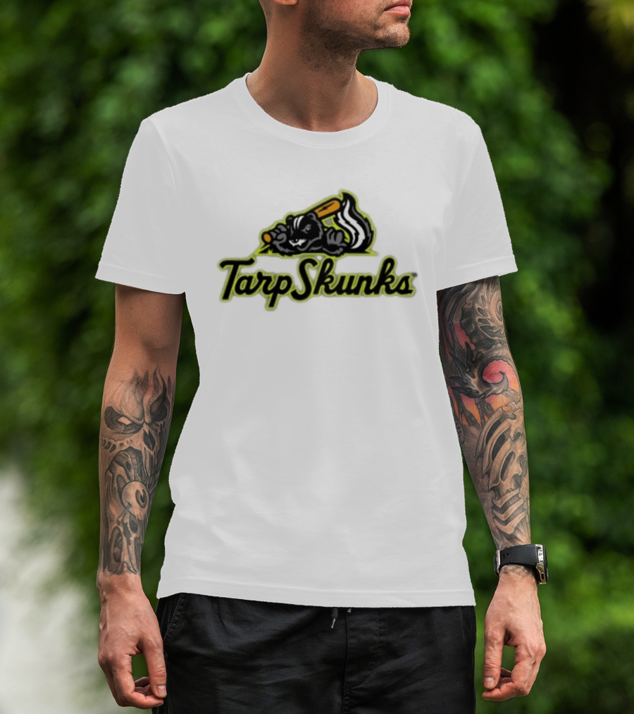 Tarp Skunks Minor League Baseball Team T-Shirt