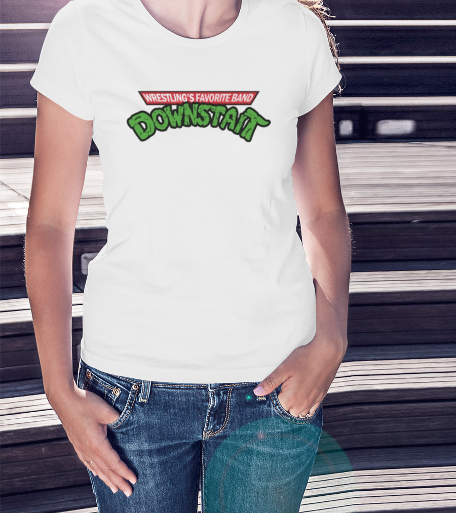 Wrestling's Favorite Band Downstait Wrestling Music T-Shirt