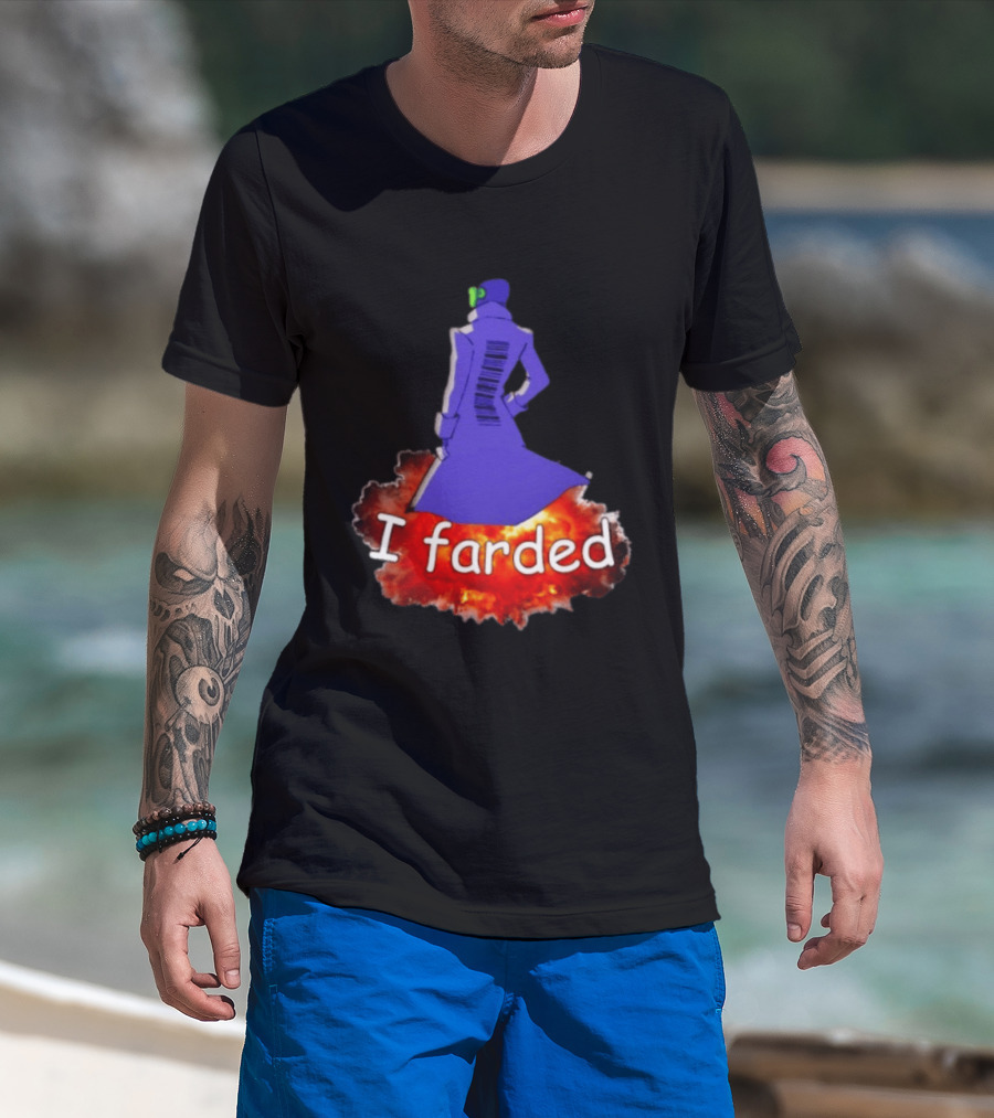 I Farded Meme Comedy Explosion Humor T-Shirt