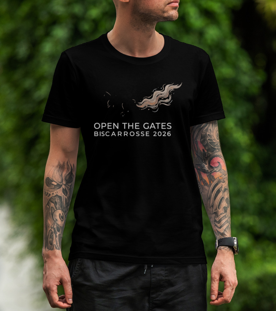 Open The Gates Biscarrosse Horse Rescue 2026 Wildfire Survivor T-Shirt